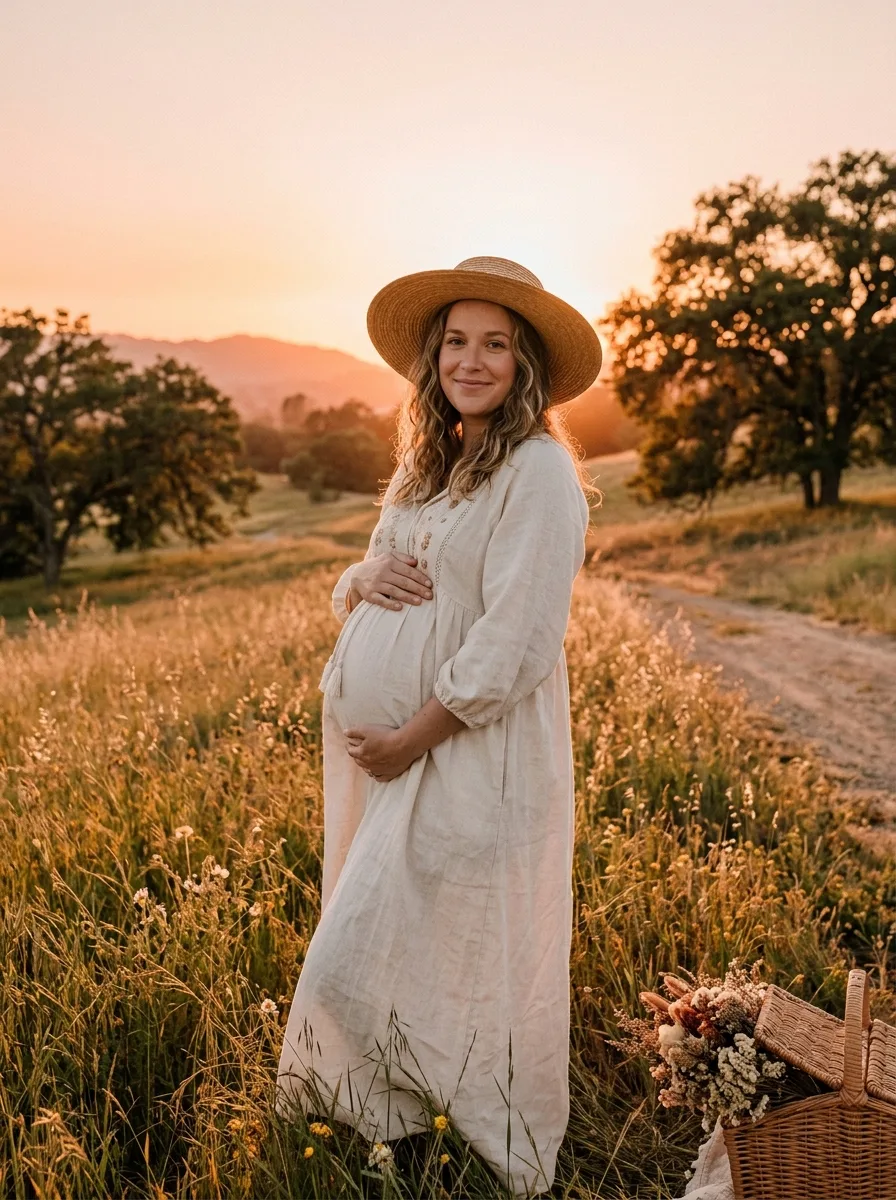 Мaternity фотосессия в стиле boho
