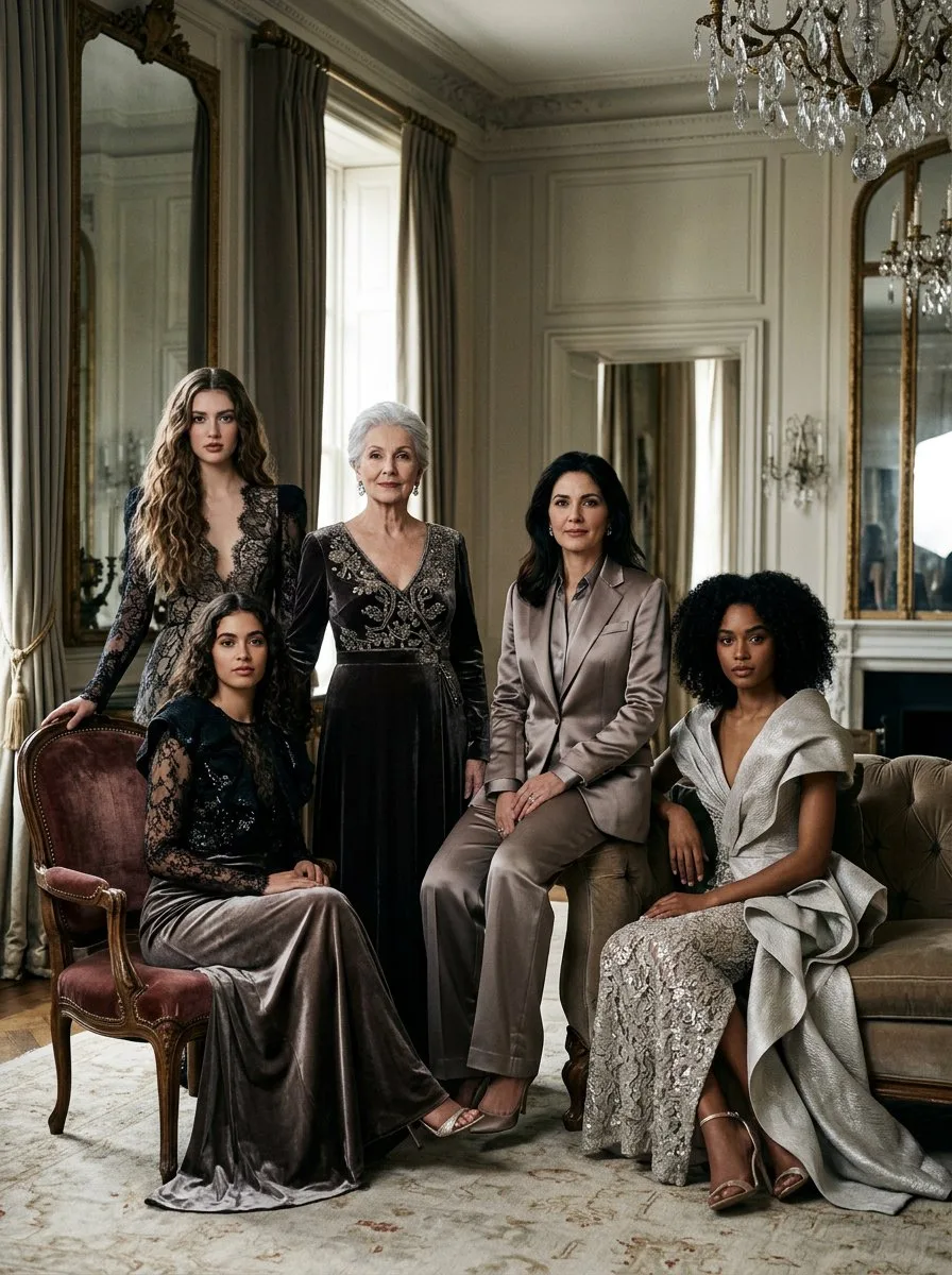 Премиальная фотосессия поколений в стиле Vogue