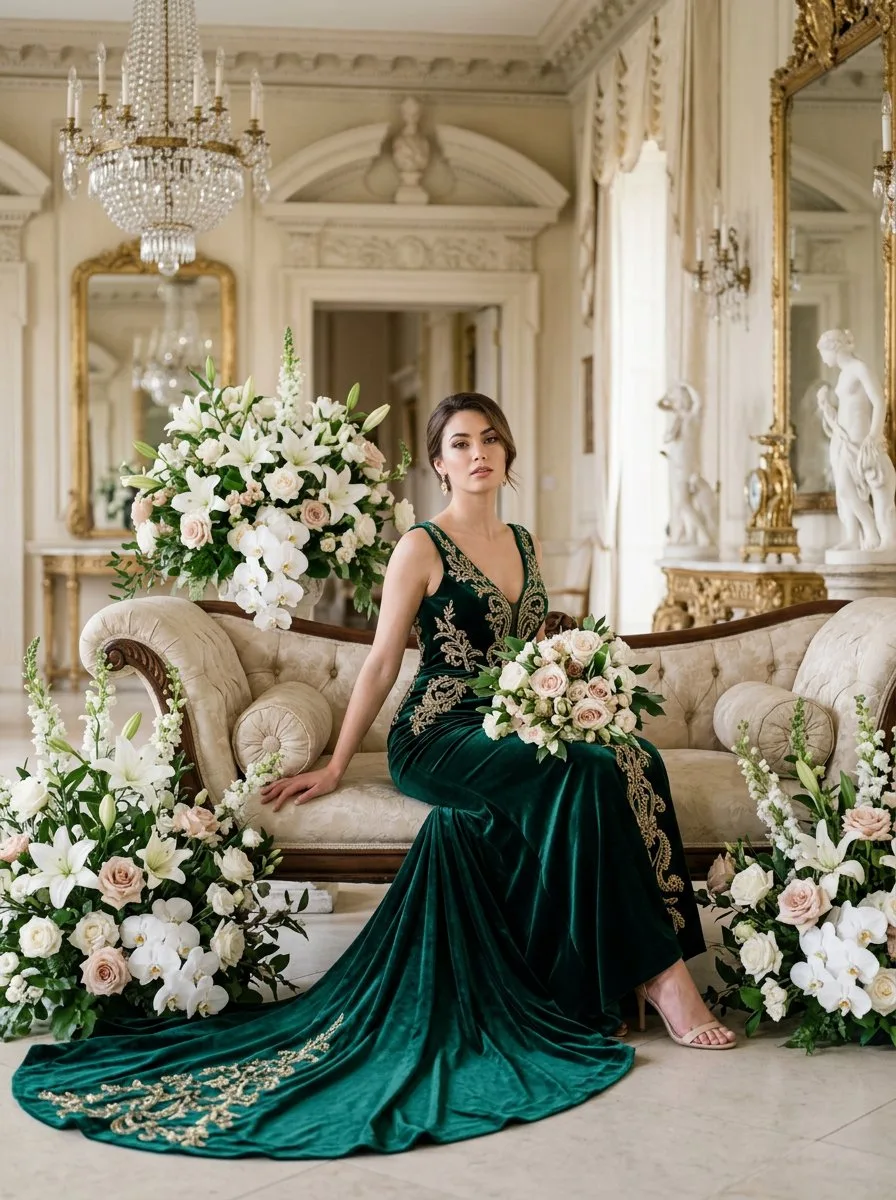 Luxury фотосессия с цветами