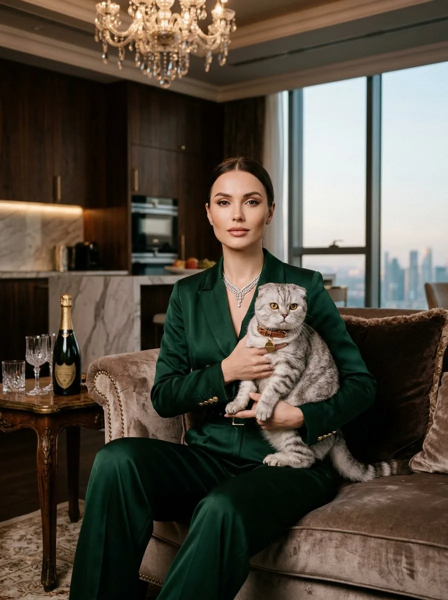 Luxury фотосессия с котом