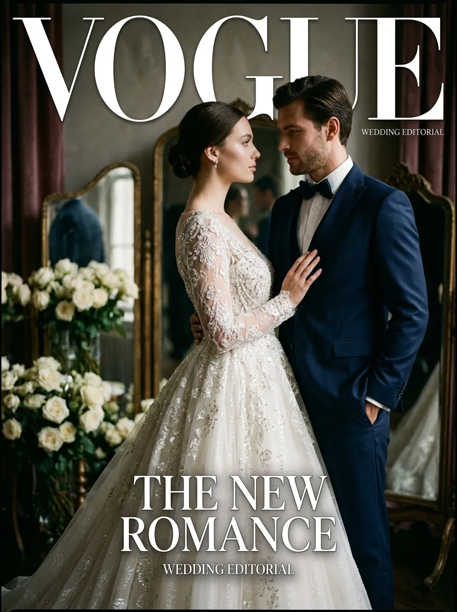 Свадебная фотосессия в стиле Vogue
