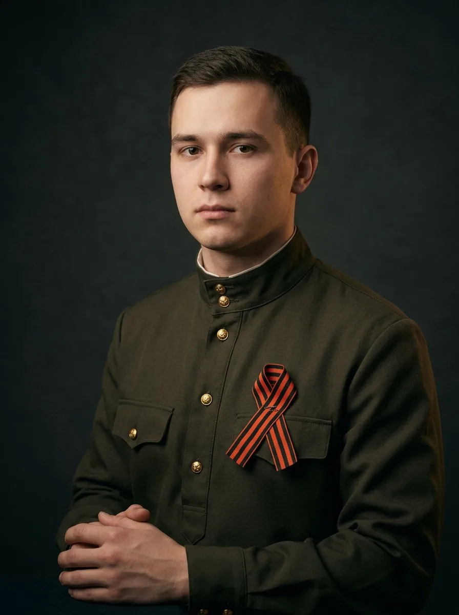 Студийная фотосессия к 9 Мая