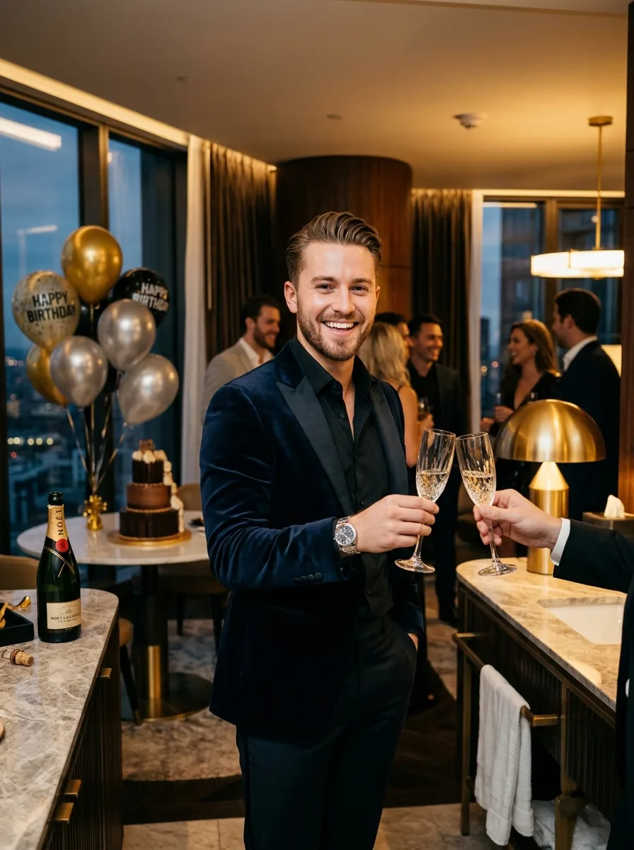 День рождения в стиле luxury hotel party