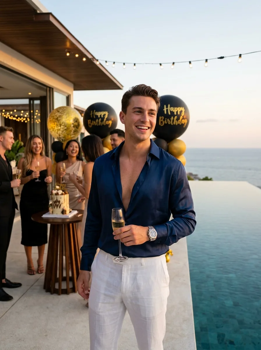 Фотосессия на день рождения в стиле rich lifestyle