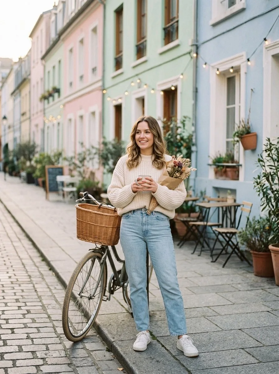 Фотосессия на улице в стиле Pinterest aesthetic