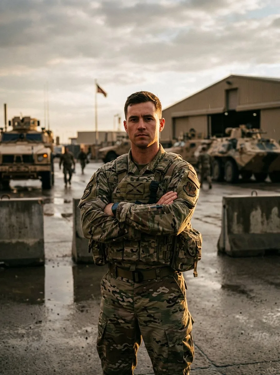 Фотосессия в стиле military lifestyle