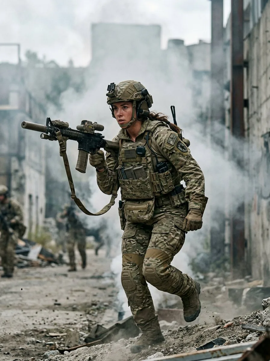 Фотосессия в стиле army aesthetic