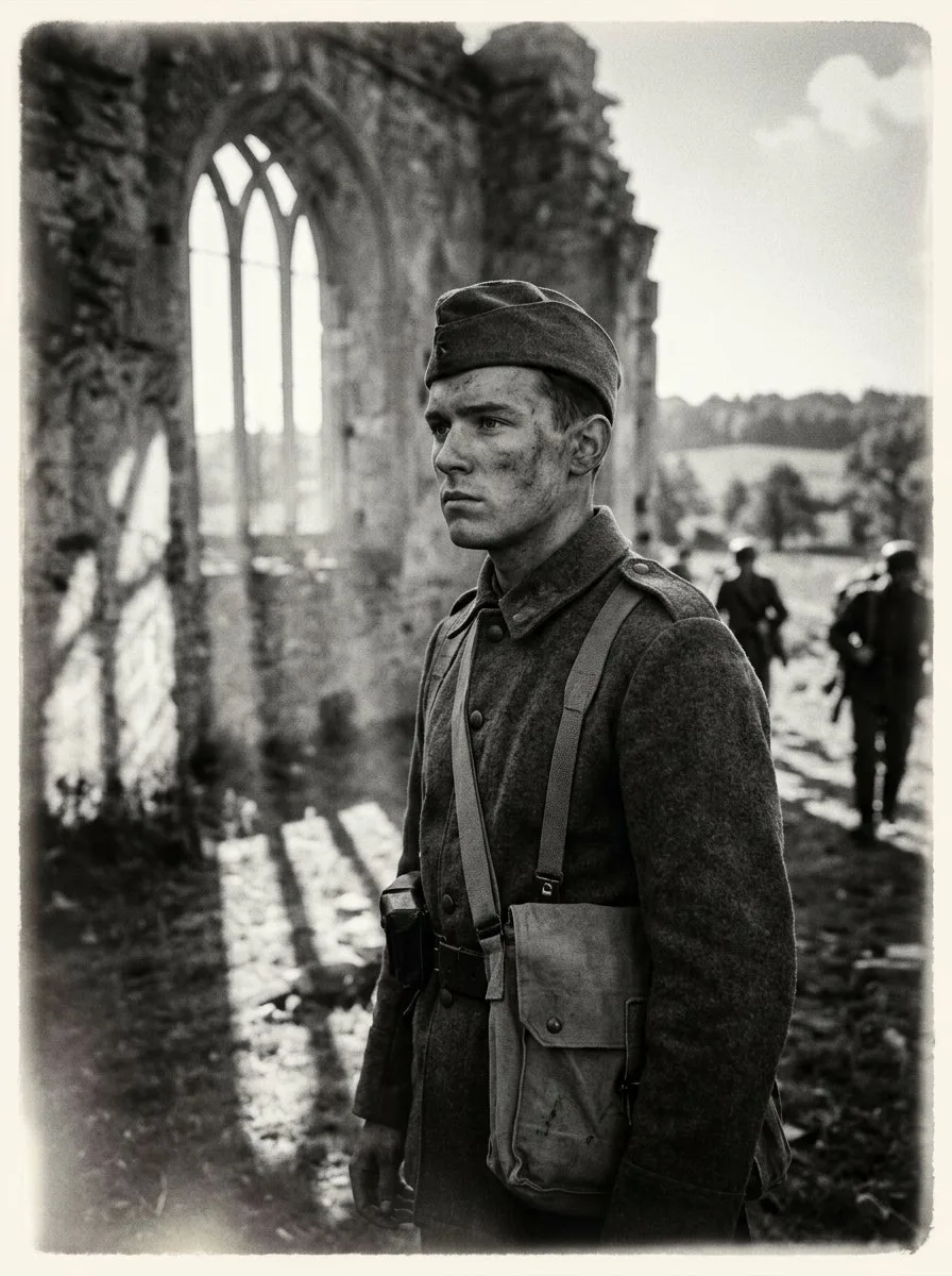 Военная фотосессия в стиле old movie