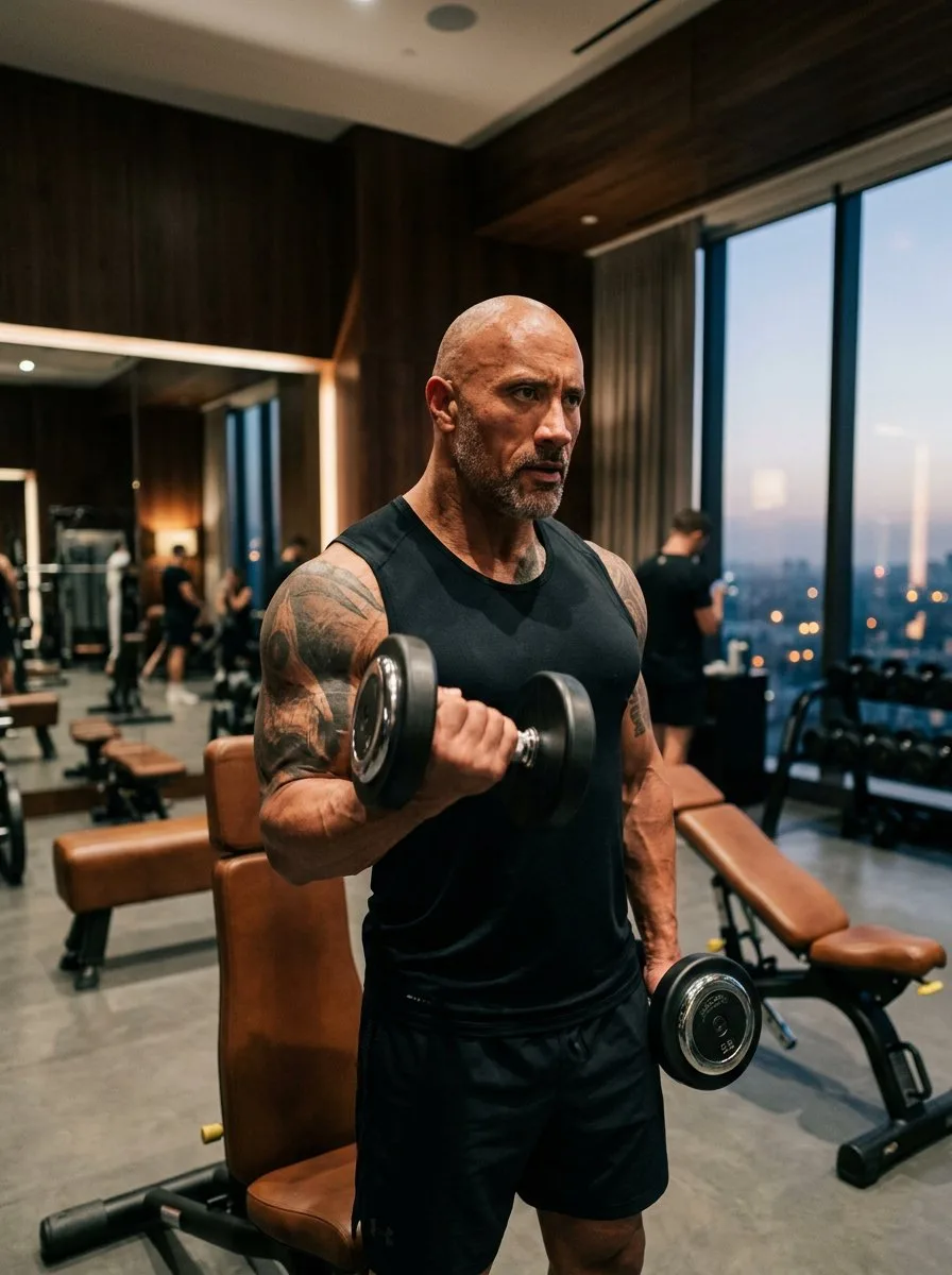Эпичная фотосессия с Dwayne Johnson