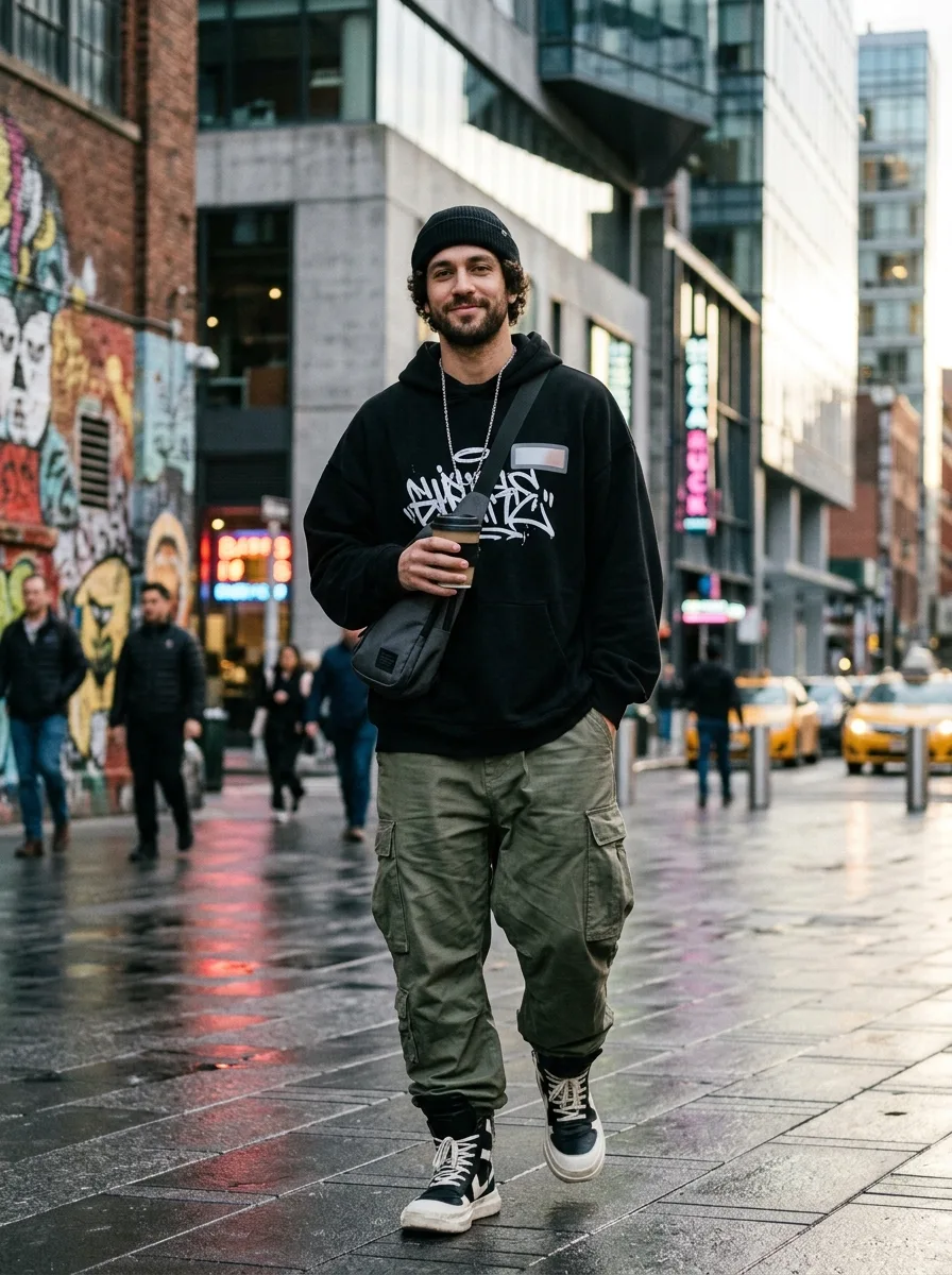 Мужская фотосессия в urban streetwear стиле