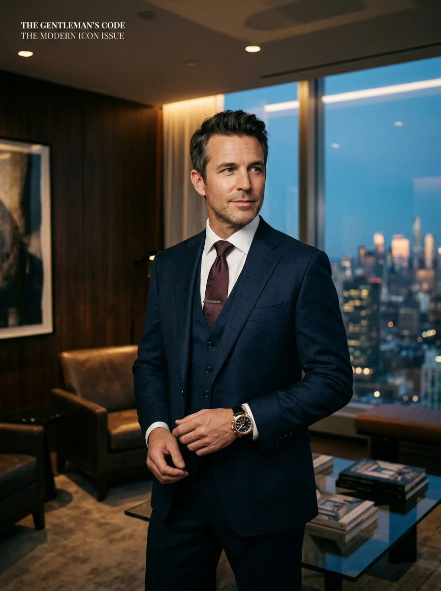 Мужская фотосессия rich businessman