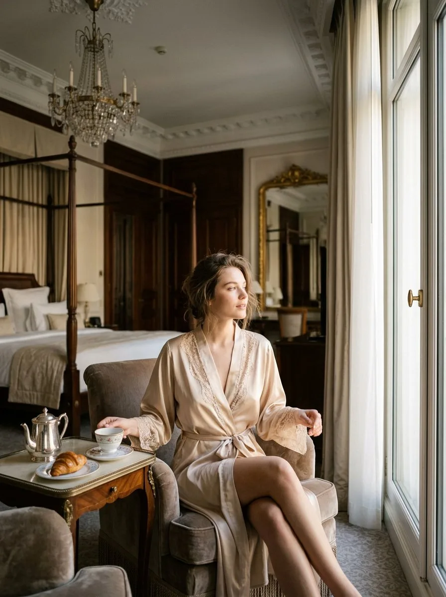 Женская фотосессия в luxury hotel
